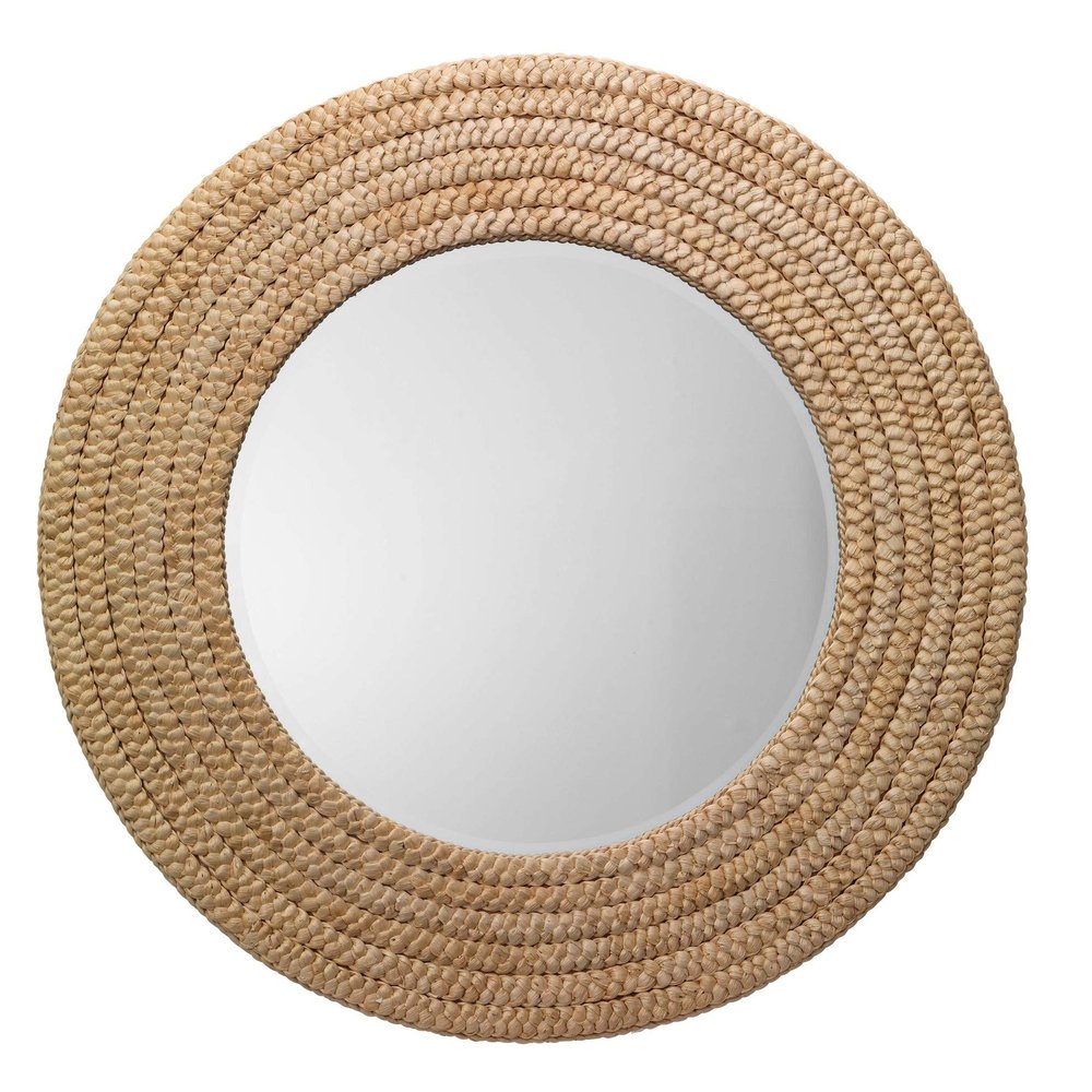 Unknown1 Meadow Mirror Beige Transitional Hooks Included