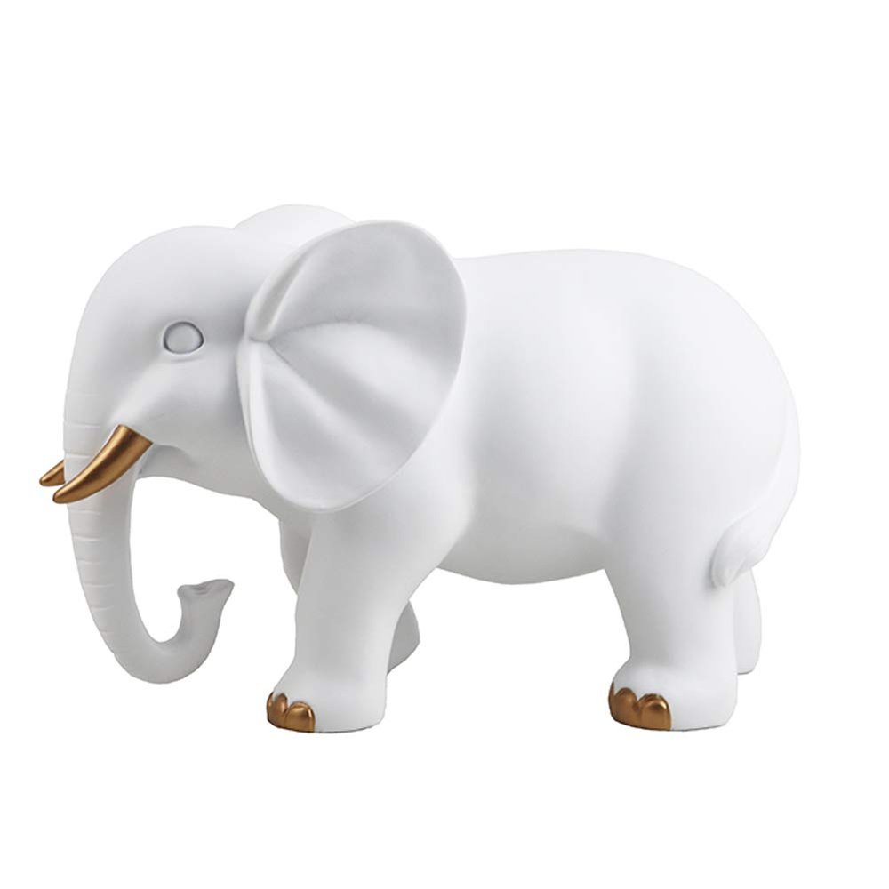 ACEVER Desktop Decoration Home Statues Sculpture Figurines Gift (Elephant)