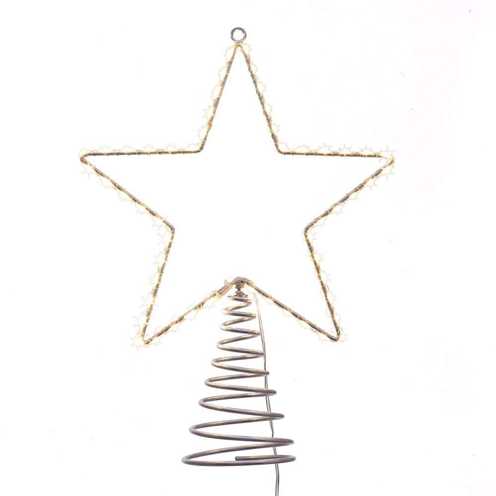 Unknown1 17.5-inch Metal Lighted Led Star Treetop