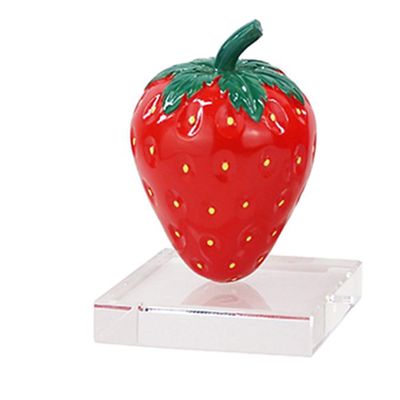 ACEVER Desktop Decoration Home Statues Sculpture Figurines Gift Red Strawberry (Small)