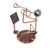 Bugle with Music Stand Collectible Handmade Metal Art Figurine, Desk Accessories, Trophy, Band, Office Dcor, Musical Instrument view 2