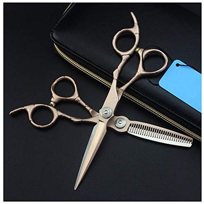 Hair Scissors Set,Home Haircutting Barber Salon Thinning Shears Kit for Men/Women,6 INCH