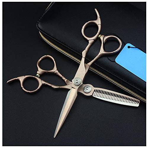Hair Scissors Set,Home Haircutting Barber Salon Thinning Shears Kit for Men/Women,6 INCH