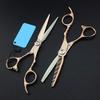 Hair Scissors Set,Home Haircutting Barber Salon Thinning Shears Kit for Men/Women,6 INCH view 2