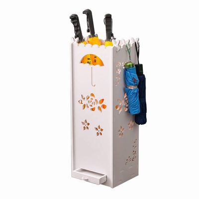 Umbrella Racks WXYZ Home Office Umbrella Stand, New Plastic Umbrella Bucket with Drawer Type Drip Tray, Long and Short Umbrella Storage Rack 25x21.5x66cm (Color : Style1)