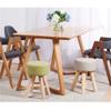 HOMEH Non-Slip Mini Wooden Bench Hallway Change Shoes Sofa Pouffe Stool Rest Seat for Living Room Bedroom (Color : Gray) view 2