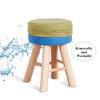 HOMEH Non-Slip Mini Wooden Bench Hallway Change Shoes Sofa Pouffe Stool Rest Seat for Living Room Bedroom (Color : Green) view 4