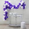 25FT PURPLE & WHITE BALLOON GARLAND W EP - Party Decor - 291 Pieces view 2