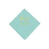Fun Express Mint Green Blessed Personalized Napkins with Gold Foil - Beverage - Party Supplies - 50 Pieces view 1