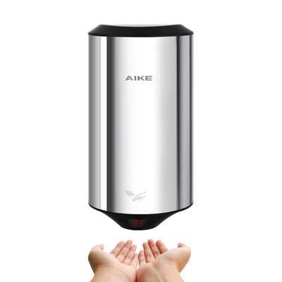 AIKE Air Focus Compact Hand Dryer UL Listed 120V 1350W Polished Stainless Steel Finish