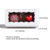 JCXGRVC 24PCS 4.17x2.16x1.37 Inches Elegant White Double Favor Boxes with Clear Window for Macaron, Chocolate, Small Cookies, Party Candy Treat Boxes view 2