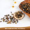 Orientrea 1.1lb Natural Crushed Tiger Eye Crystal Tumbled Chips-Tiger Eye Healing Crystals Chips Bulk, Crushed Crystal Gemstones for Crafts, Beautiful Package for Gift (Tiger Eye) view 2