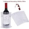Shintop Organza Wine Bags White, 14 1/3 x 6 1/3 inches 750ML Wine Bottle Gift Bags with Drawstring for Wedding Festival Party Favors Fruit Protection(30pcs) view 4