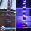 Russell Decor 50ft Red White Blue LED Rope Lights with Patriotic Lights with 4-Level Dimmable Controller Outdoor for Patriotic 4th of July Memorial Day Decor Patio Deck Flexible Lights view 3