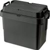Risu TC-50S Trunk Cargo Stacking Storage Box, Made in Japan, 13.2 gal (50 L), Black view 1