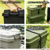 Risu TC-50S Trunk Cargo Stacking Storage Box, Made in Japan, 13.2 gal (50 L), Black view 4