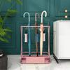 Umbrella Racks WXYZ Hotel Large-Capacity Wrought Iron Umbrella Stand, Detachable and Easy to Install Umbrella Storage Rack, 15 Holes 18 Holes 21 Holes, Black, White, Gold, Pink, Green view 3