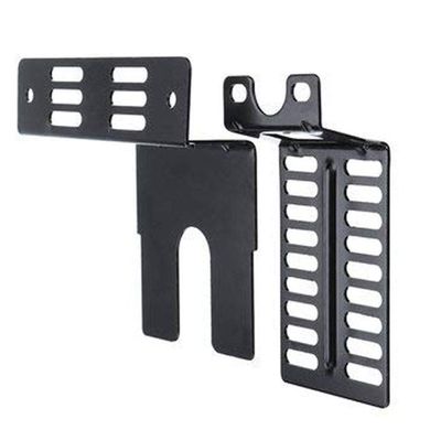 angwang Universal Electric Barbecue Grill Slide Rotisserie Motor Bracket Portable BBQ Tool Modification Kits for Outdoor Cooking Camping Hiking Picnics Outdoor Event Black