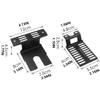 angwang Universal Electric Barbecue Grill Slide Rotisserie Motor Bracket Portable BBQ Tool Modification Kits for Outdoor Cooking Camping Hiking Picnics Outdoor Event Black view 4
