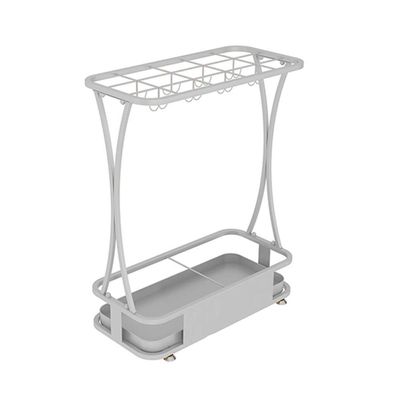 Umbrella Racks WXYZ Hotel Large-Capacity Wrought Iron Umbrella Stand, Detachable and Easy to Install Umbrella Storage Rack, 15 Holes 18 Holes 21 Holes, Black, White, Gold, Pink, Green
