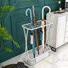 Umbrella Racks WXYZ Hotel Large-Capacity Wrought Iron Umbrella Stand, Detachable and Easy to Install Umbrella Storage Rack, 15 Holes 18 Holes 21 Holes, Black, White, Gold, Pink, Green view 2