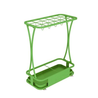 Umbrella Racks WXYZ Hotel Large-Capacity Wrought Iron Umbrella Stand, Detachable and Easy to Install Umbrella Storage Rack, 15 Holes 18 Holes 21 Holes, Black, White, Gold, Pink, Green