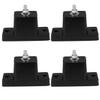 4Pack Rubber Vibration Isolator Mounting Bracket/Air Conditioner Mounting Bracket for Outdoor Air Conditioner Condenser view 1
