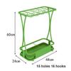 Umbrella Racks AYY Green Commercial Umbrella Stand Umbrella Holder, Free-Standing Metal Umbrella Stand Umbrella Holder, Hotel Cafe School Storage Rack That Can Hold 28-45 Umbrellas, with Drip Tray view 2
