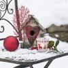 Cabilock 12pcs Christmas Tree Pick Leaves Ornament Glitter Leaf Spray Xmas Holiday Decor Vase Tree Filler Wreath Garland Wedding Decoration DIY Craft Red view 2