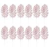 12PCS Christmas Decoration Leaves Creative Delicate Imitation Photo Props view 1