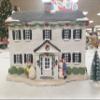 Holiday Christmas Lighted Porcelain House - Nutcracker Colonial view 1