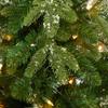 Nearly Natural 44in. Snowed Grand Teton Fir Artificial Christmas Tree with 50 Clear Lights and 111 Bendable Branches in Planter view 4