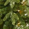 Nearly Natural 44in. Snowed Grand Teton Fir Artificial Christmas Tree with 50 Clear Lights and 111 Bendable Branches in Planter view 4