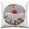 Charley Harper Brrrdbath Pillow (20x20) view 1