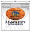 Trends International NBA Golden State Warriors - Drip Ball 20 Wall Poster, 22.375" x 34", Print and White Hanger Bundle view 3