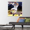 Trends International NBA Denver Nuggets - Jamal Murray 19 Wall Poster, 22.375" x 34", Premium Print and Beechwood Hanger Bundle view 2