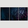 SIGNWIN 3 Piece Framed Canvas Wall Art Abstract Fluids 3D Abstract Abstract Brushstroke Contemporary - 16"x24"x3 Panels view 3