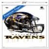 Trends International NFL Baltimore Ravens - Drip Helmet 20 Wall Poster, 22.375" x 34", Premium Print and White Hanger Bundle view 3