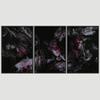 SIGNWIN 3 Piece Framed Canvas Wall Art Abstract Fluids 3D Abstract Abstract Brushstroke Contemporary - 16"x24"x3 Panels view 3