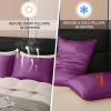 Tyfitb Satin Pillowcase Set for Hair & Skin Care Cooling, Hypoallergenic, Anti-Frizz, Wrinkle-Free Soft, Luxurious Pillowcases with Envelope Closure 2-Pack, Standard Size 20x26, Gift-Ready view 4