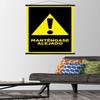 Trends International Mantengase Alejado (Keep Out) Wall Poster, 22.375" x 34", Premium Print and Black Hanger Bundle view 2