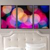 SIGNWIN 3 Piece Framed Canvas Wall Art Abstract Industrial Modern Art Multicolor Patterns - 16"x24"x3 Panels view 1