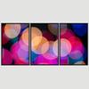 SIGNWIN 3 Piece Framed Canvas Wall Art Abstract Industrial Modern Art Multicolor Patterns - 16"x24"x3 Panels view 3