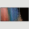 SIGNWIN 3 Piece Framed Canvas Wall Art Abstract Fluids 3D Abstract Abstract Brushstroke Contemporary - 16"x24"x3 Panels view 3