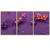 SIGNWIN 3 Piece Framed Canvas Wall Art Abstract Fluids 3D Abstract Abstract Brushstroke Contemporary - 16"x24"x3 Panels view 2