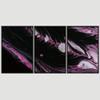 SIGNWIN 3 Piece Framed Canvas Wall Art Abstract Fluids 3D Abstract Abstract Brushstroke Contemporary - 16"x24"x3 Panels view 3
