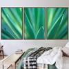 SIGNWIN 3 Piece Framed Canvas Wall Art Solid Greenery Abstract Industrial Modern Art Multicolor Patterns - 16"x24"x3 Panels view 1