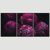 SIGNWIN 3 Piece Framed Canvas Wall Art Purple Blossom Canvas Prints Home Artwork Decoration for Living Room,Bedroom - 16"x24"x3 Panels view 3
