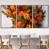SIGNWIN 3 Piece Framed Canvas Wall Art Orange Blossom Canvas Prints Home Artwork Decoration for Living Room,Bedroom - 16"x24"x3 Panels view 1
