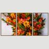 SIGNWIN 3 Piece Framed Canvas Wall Art Orange Blossom Canvas Prints Home Artwork Decoration for Living Room,Bedroom - 16"x24"x3 Panels view 3